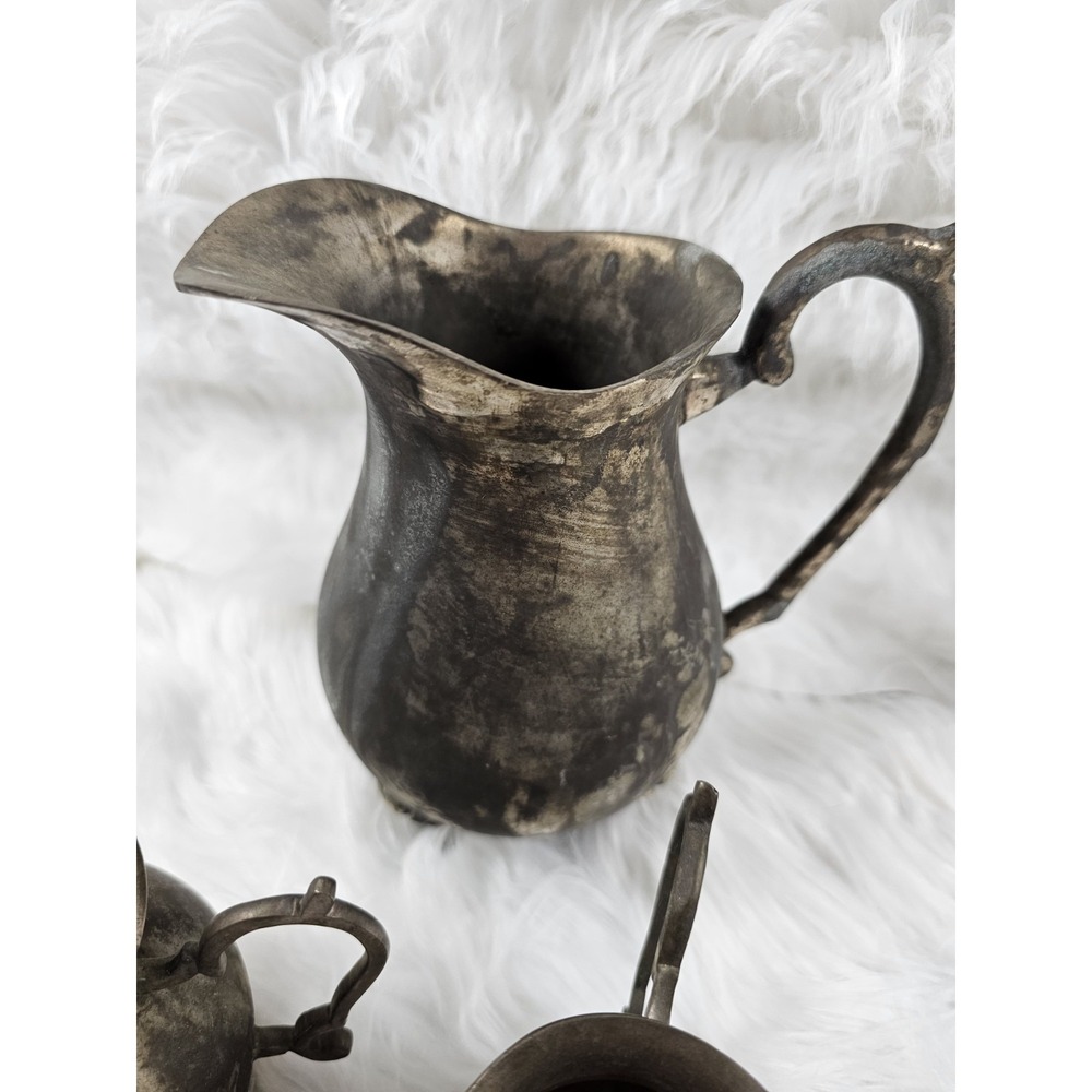 VINTAGE International SILVER CO. Bundle of Silver Plated Tea/Coffee Set (3) - Picture 8 of 11